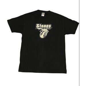 Vintage 2005 Y2K Rolling‎ Stones Puff Print T-shirt Size Large AAA Band Tee